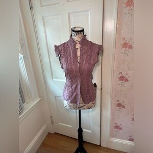 BROOKE DAVIS/MARISSA COOPER FREE PEOPLE LACE TOP - ONE TREE HILL/THE OC